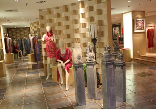 金台绣内衣店铺展示