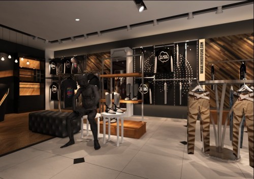 黑蝠社男装店铺形象