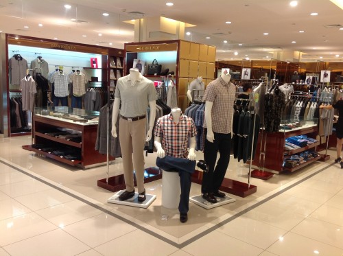 柏兰蒂男装店铺展示