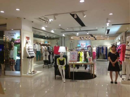 米祖女装店铺展示