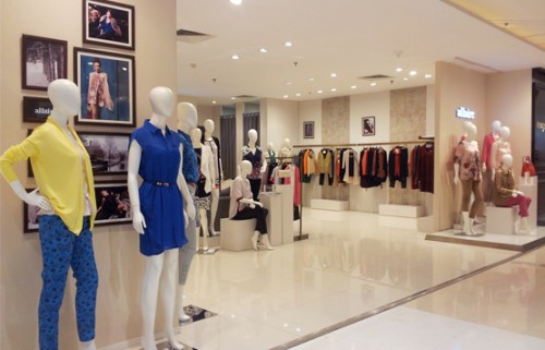 allaire女装店铺形象