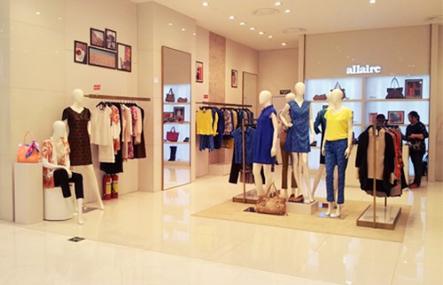 allaire女装店铺形象