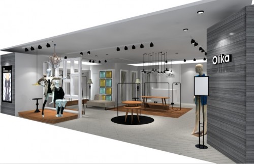 欧力嘉女装店铺形象