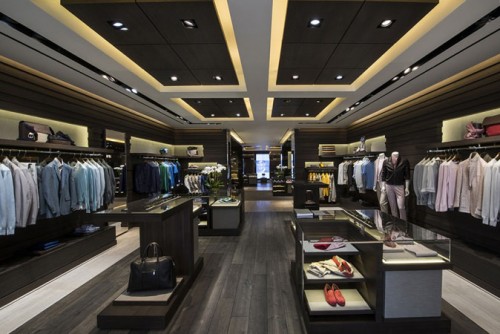 波士恩爵男装店铺形象