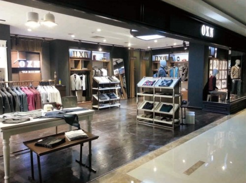 OXN男装店铺展示