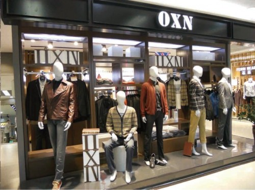 OXN男装店铺展示