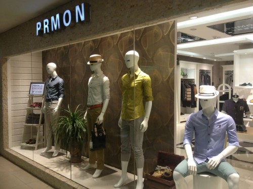 PRMON男装店铺展示