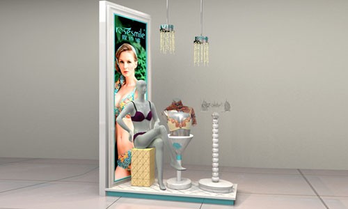 露诗媚内衣店铺展示