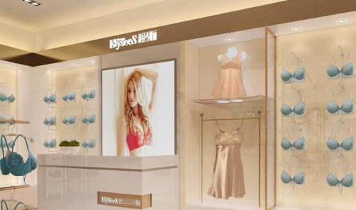 浪漫香榭丽内衣店铺展示