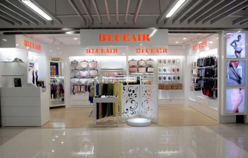 布鲁贝尔内衣店铺展示