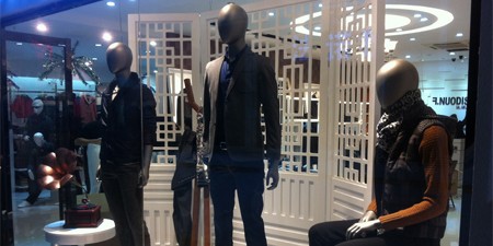 法诺狄士男装店铺展示
