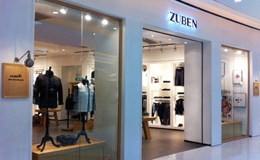 ZUBEN男装店铺形象