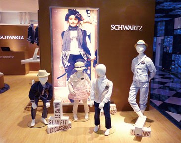 宝乐多童装店铺形象