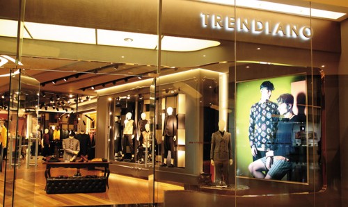 TRENDIANO男装店铺展示