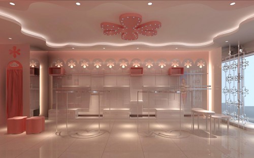 亲善公主童装店铺展示