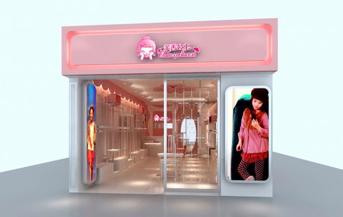 亲善公主童装店铺展示