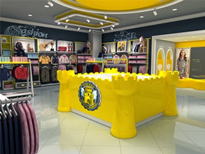特步童装店铺展示