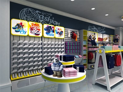 特步童装店铺展示