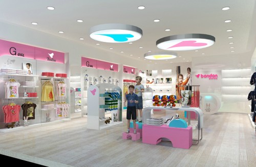 帮登童装店铺形象