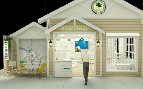 天使娃娃童装店铺展示