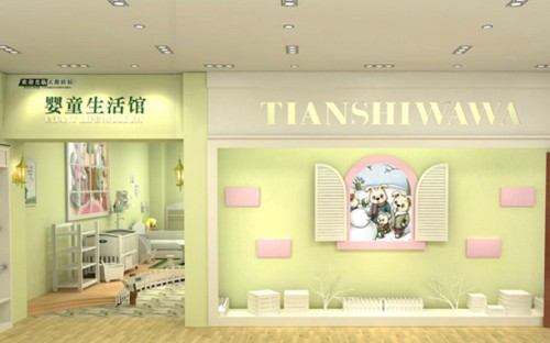 天使娃娃童装店铺展示