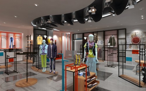 彬伊奴休闲装店铺形象