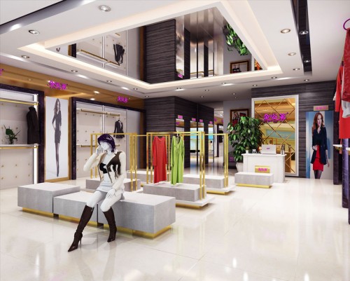 金姿莱女装店铺展示