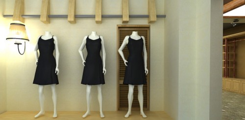 尘色女装店铺形象