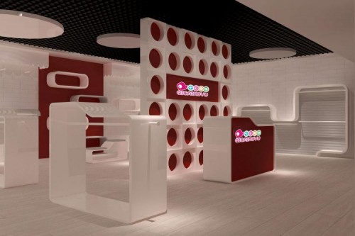 七彩魔鱼童装店铺展示