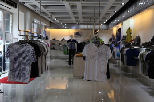 喜登威男装店铺形象