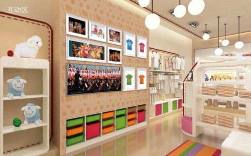 恒源祥小囡童装店铺展示