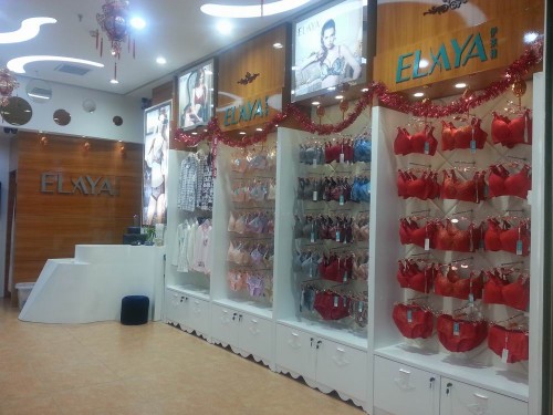 伊莱雅内衣店铺展示