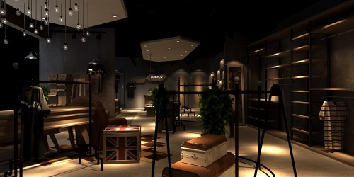 左岸男装店铺展示