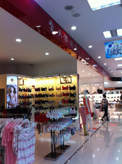 天资帼色内衣店铺形象