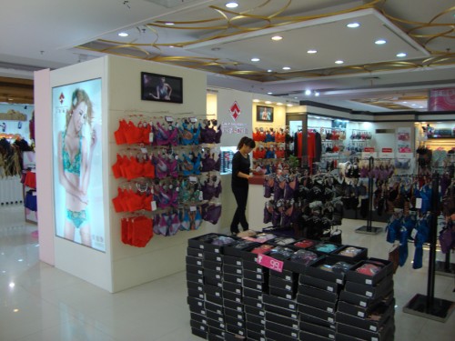 天资帼色内衣店铺形象