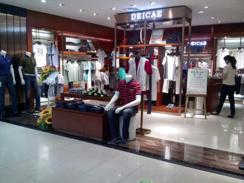 迪赛男装店铺形象