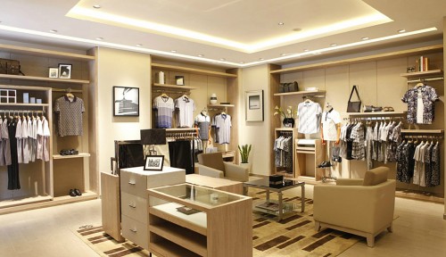 太子龙男装店铺展示