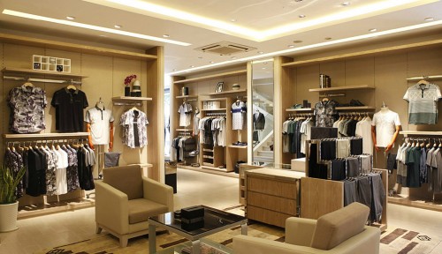 太子龙男装店铺展示