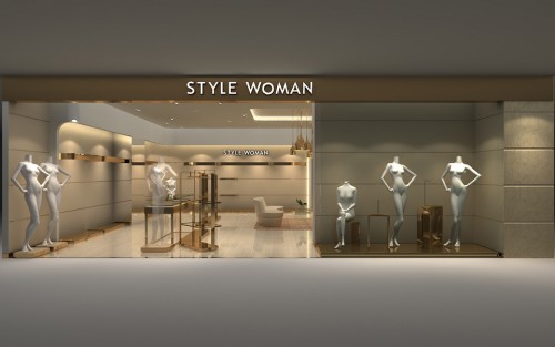 白翎风采女装店铺形象