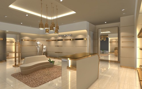 白翎风采女装店铺形象