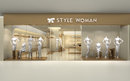 白翎风采女装店铺形象