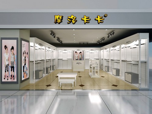 摩洛卡卡童装店铺展示