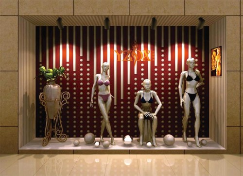 依姿独秀内衣店铺展示