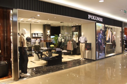 佛伦斯男装店铺展示