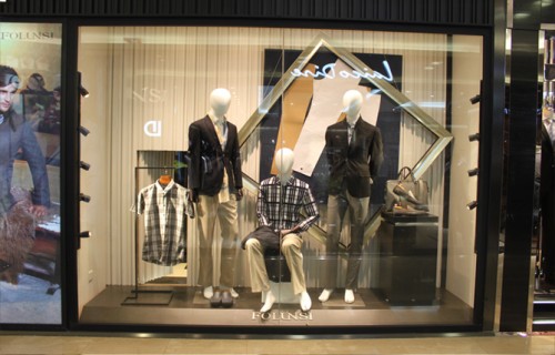 佛伦斯男装店铺展示
