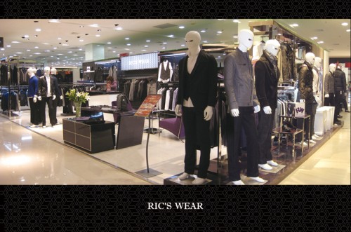 叻仕威尔男装店铺展示