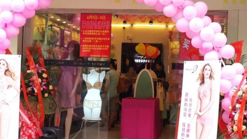 靓景内衣店铺形象