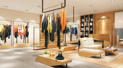 名莎女装店铺展示