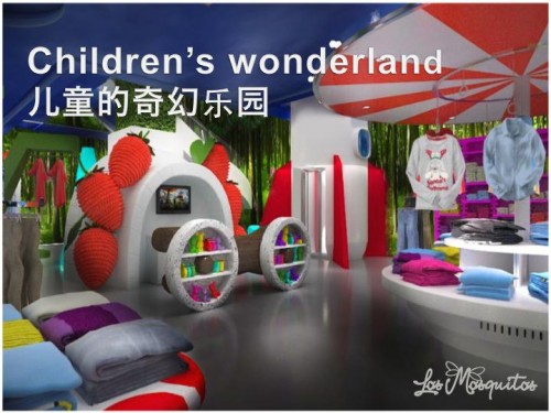 小蚊子童装店铺展示