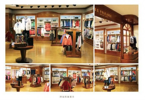 美国马球协会童装店铺形象